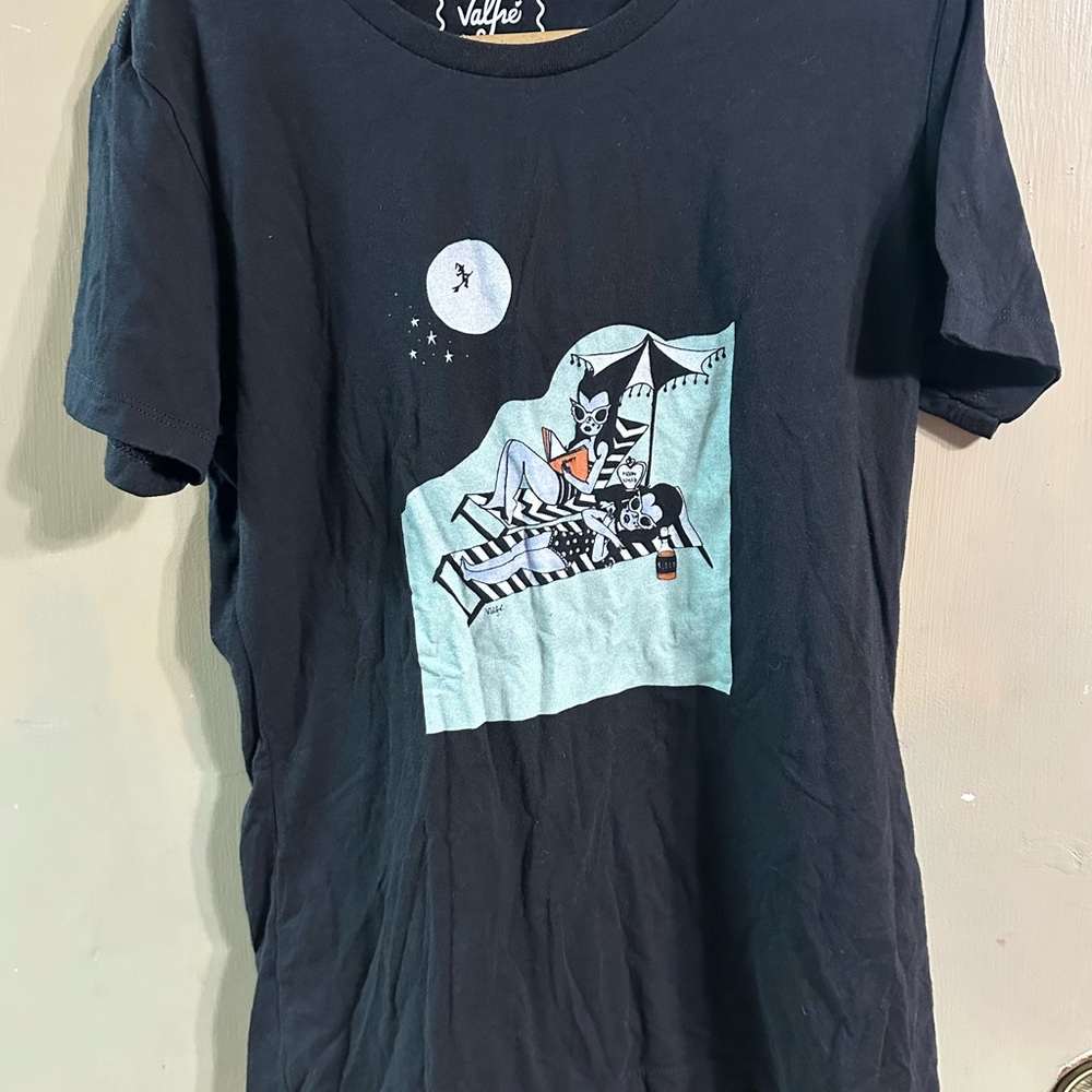 Valfré Black Graphic T-Shirt